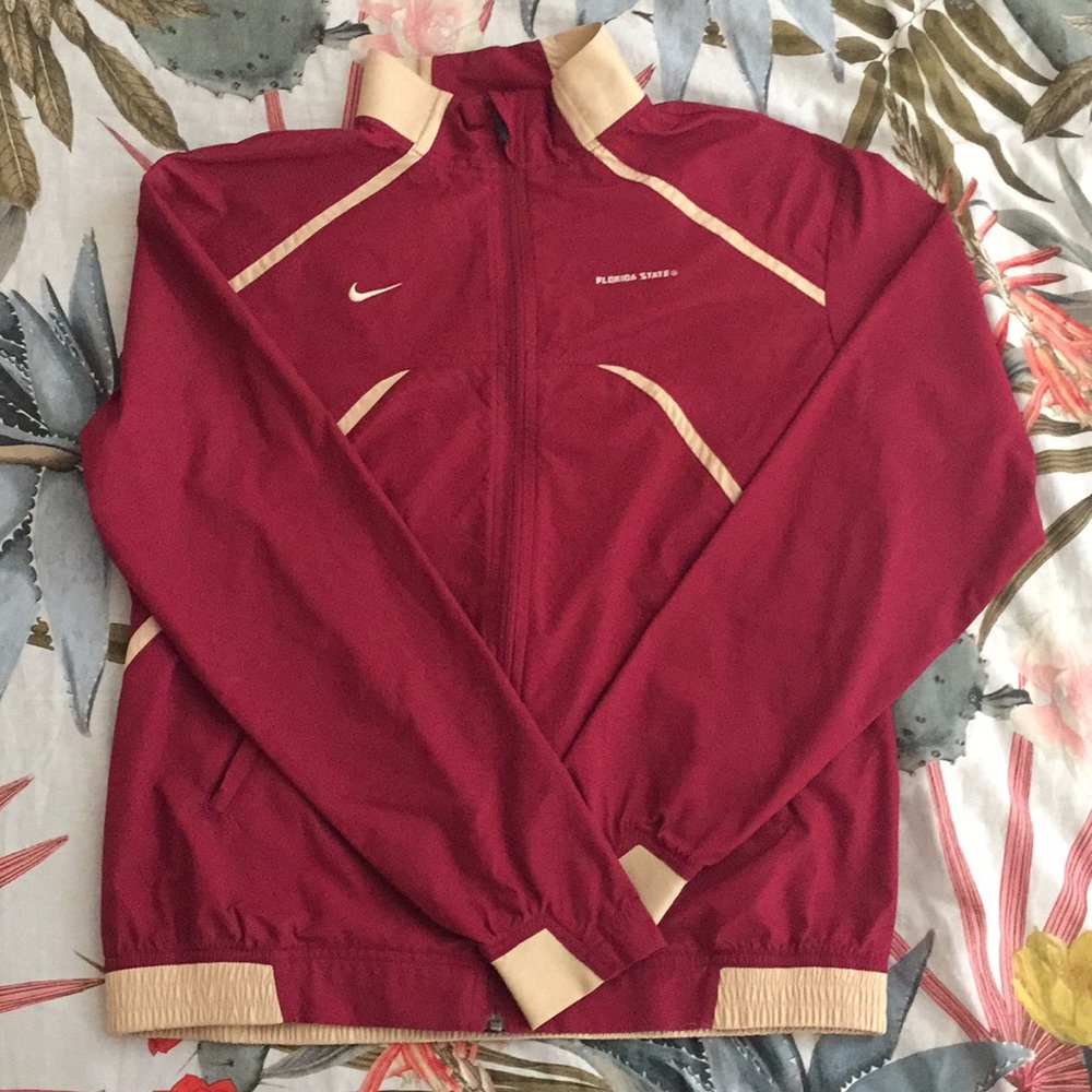 Nike x FSU windbreaker zip up